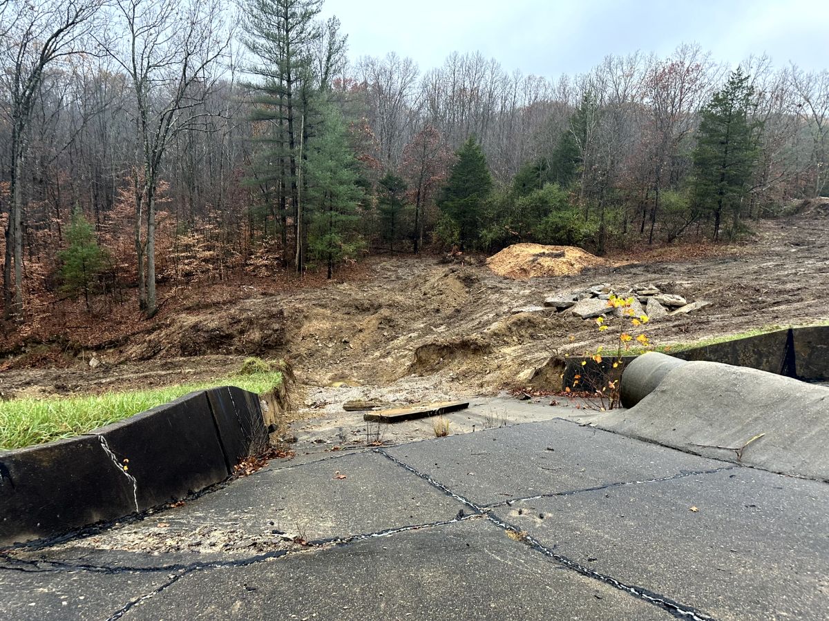 Cordry Spillway Replacement Work