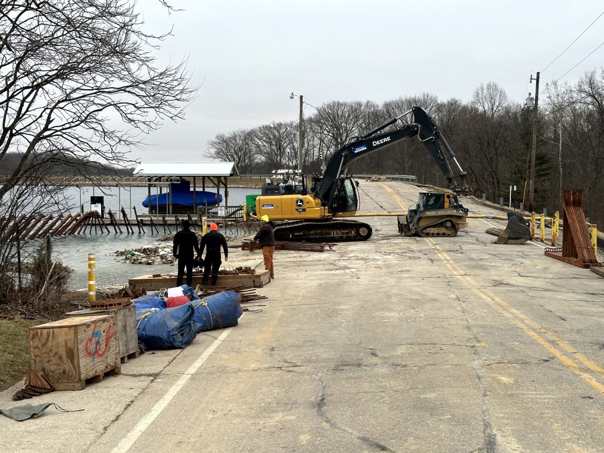 Cordry Spillway Replacement Work