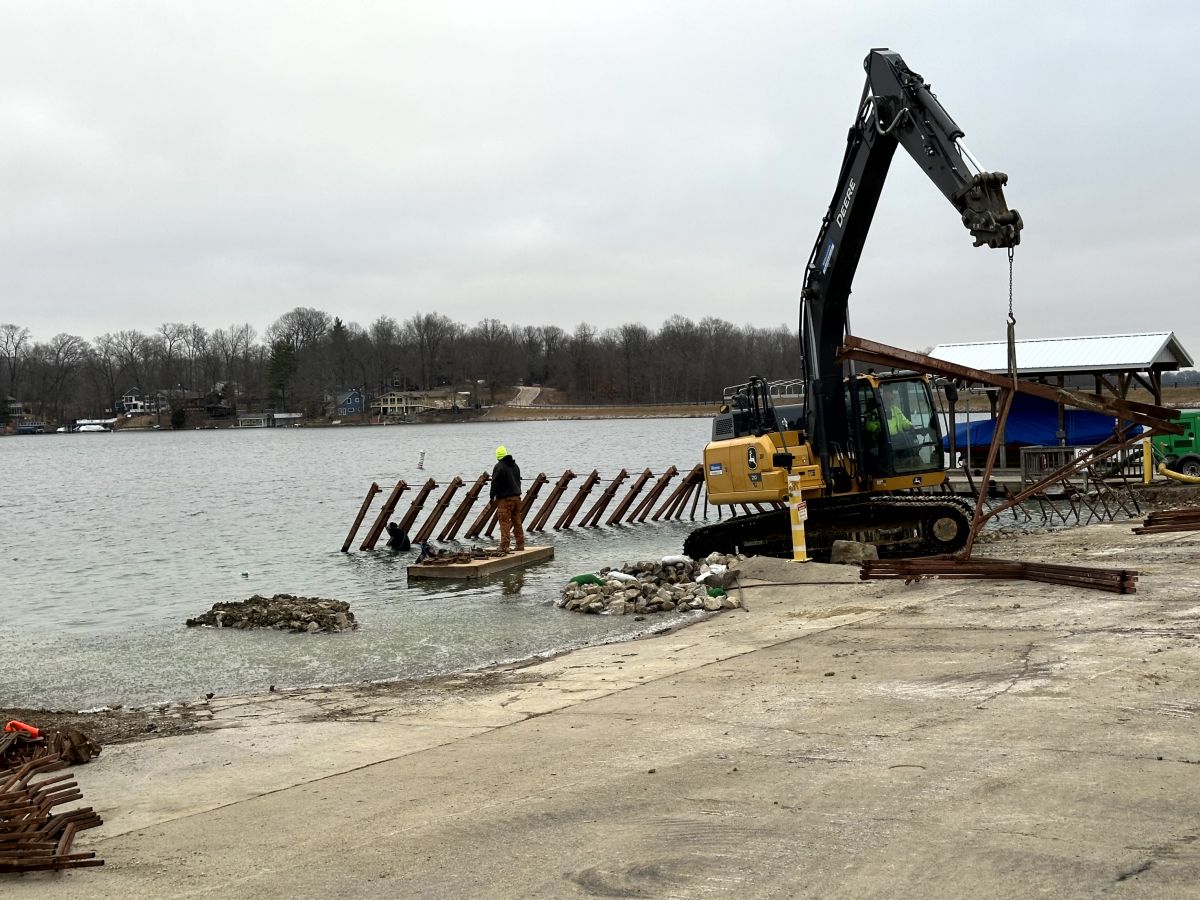 Cordry Spillway Replacement Work