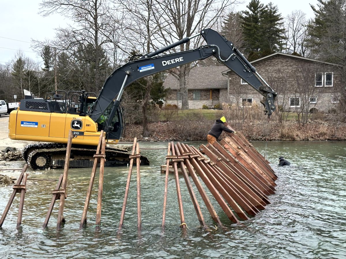 Cordry Spillway Replacement Work