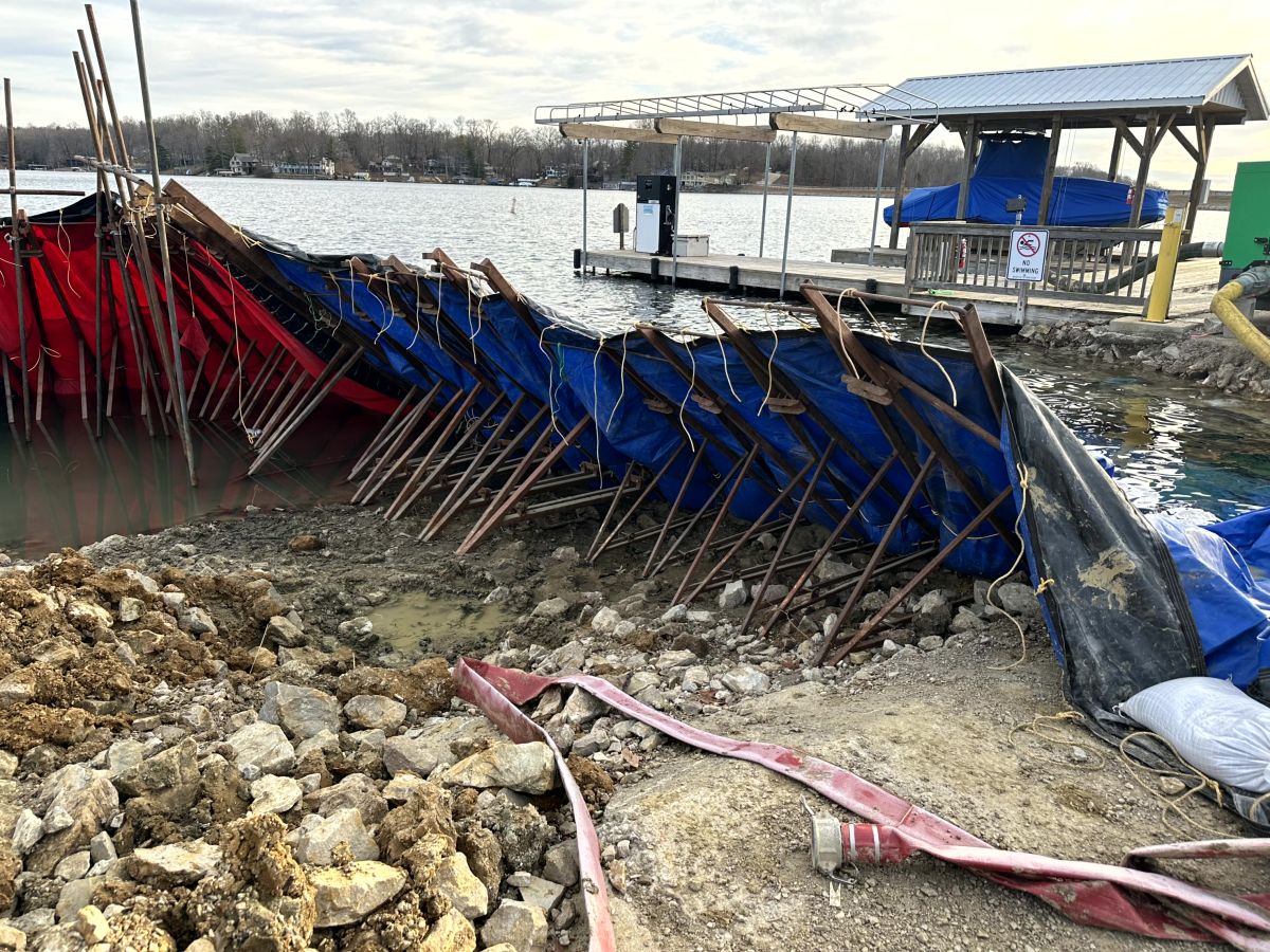 Cordry Spillway Replacement Work