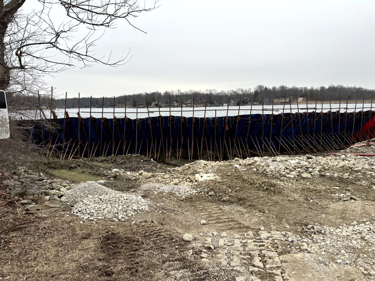 Cordry Spillway Replacement Work