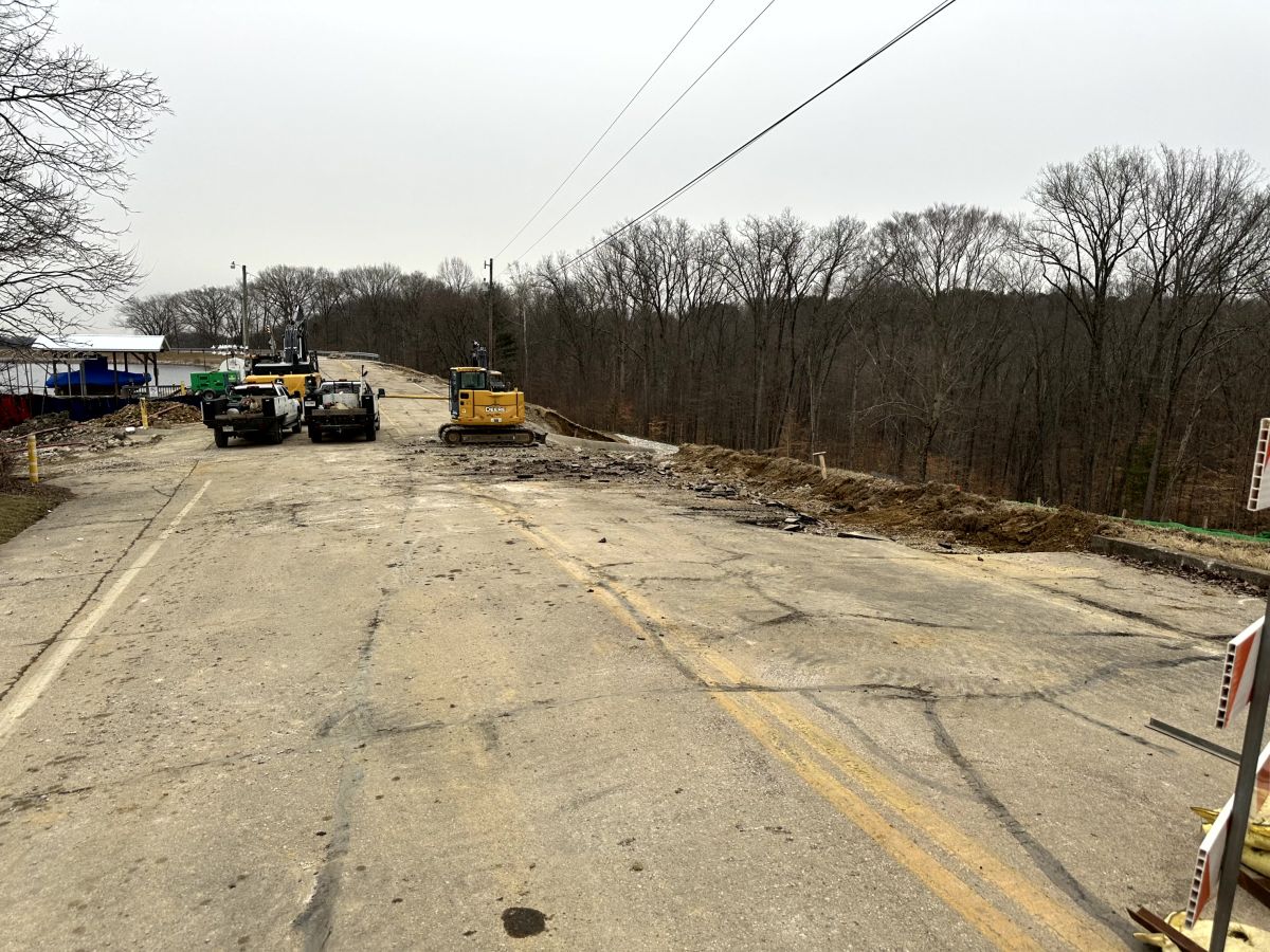Cordry Spillway Replacement Work
